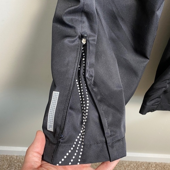 Fila Women's Mesh Lined Performance Track Pants Medium Reflective Dots Running - Picture 4 of 16